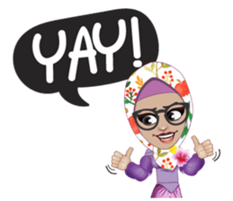 Laila Muslim Lady sticker #9028352