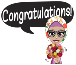 Laila Muslim Lady sticker #9028355