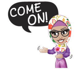Laila Muslim Lady sticker #9028357