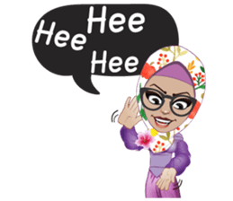 Laila Muslim Lady sticker #9028358