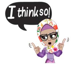 Laila Muslim Lady sticker #9028359