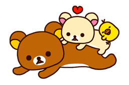 Rilakkuma: Good Friends sticker #21819