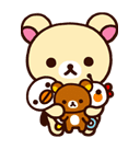 Rilakkuma: Good Friends sticker #21825