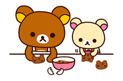 Rilakkuma: Good Friends sticker #21839