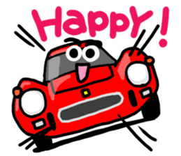 Reaction of a car2. sticker #11634105