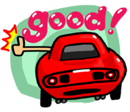 Reaction of a car2. sticker #11634106