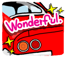 Reaction of a car2. sticker #11634111