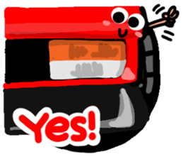 Reaction of a car2. sticker #11634113