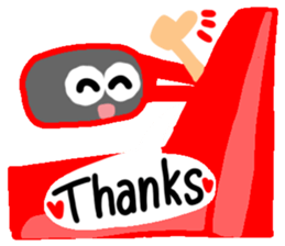 Reaction of a car2. sticker #11634115