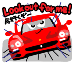 Reaction of a car2. sticker #11634121