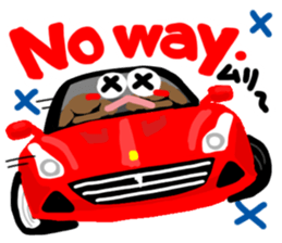 Reaction of a car2. sticker #11634123