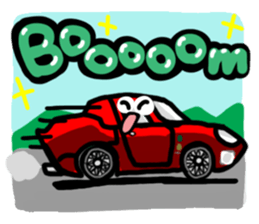 Reaction of a car2. sticker #11634126