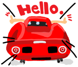 Reaction of a car2. sticker #11634127