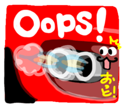 Reaction of a car2. sticker #11634128