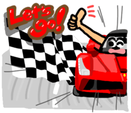 Reaction of a car2. sticker #11634129