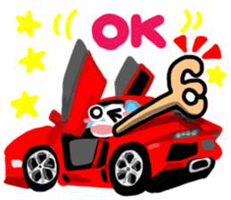 Reaction of a car2. sticker #11634136