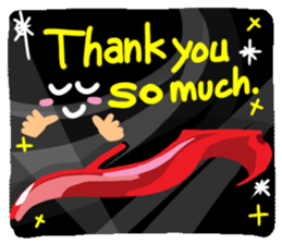 Reaction of a car2. sticker #11634139