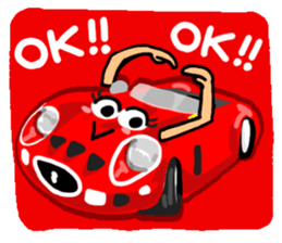 Reaction of a car2. sticker #11634141