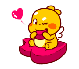 QooBee Agapi ~ LOVE sticker #11732993