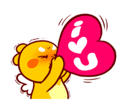 QooBee Agapi ~ LOVE sticker #11733002