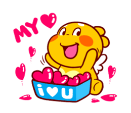 QooBee Agapi ~ LOVE sticker #11733006