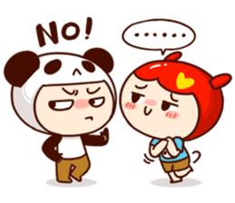 Miss Bunny & WuLa Bear's life sticker #12344980