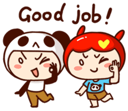 Miss Bunny & WuLa Bear's life sticker #12344981