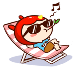 Miss Bunny & WuLa Bear's life sticker #12345004