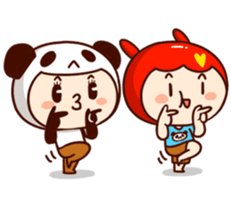 Miss Bunny & WuLa Bear's life sticker #12345007