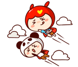 Miss Bunny & WuLa Bear's life sticker #12345008