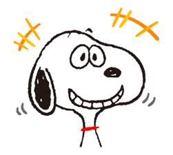 SNOOPY★FUNNY FACES sticker #23344