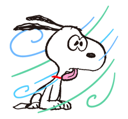 SNOOPY★FUNNY FACES sticker #23352