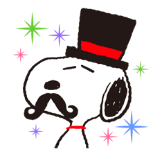 SNOOPY★FUNNY FACES sticker #23375