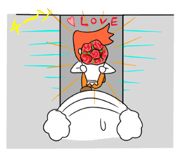 It is a sticker of the worker who isbusy sticker #465388