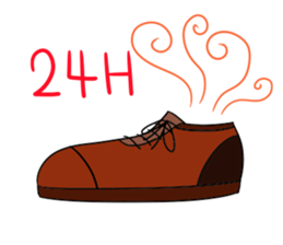 It is a sticker of the worker who isbusy sticker #465392