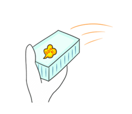 It is a sticker of the worker who isbusy sticker #465400