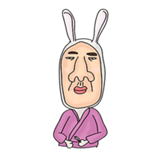 rabbit man 2 sticker #1093894