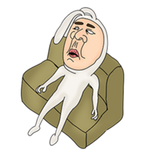 rabit man sticker #1194190