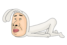 rabit man sticker #1194215