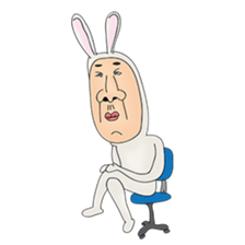 rabit man sticker #1194218