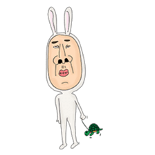 rabit man sticker #1194221