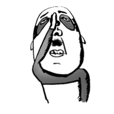 panda man 1 sticker #1324317