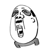 panda man 1 sticker #1324322