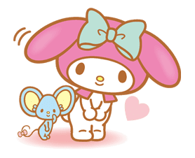 My Melody (Lovely Days ver.) sticker #17308
