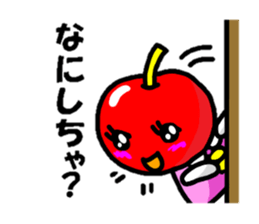 cutie apple sticker #1905244