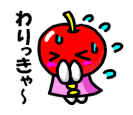 cutie apple sticker #1905245