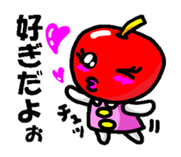 cutie apple sticker #1905246