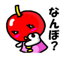 cutie apple sticker #1905250