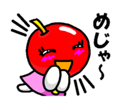 cutie apple sticker #1905251
