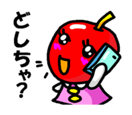 cutie apple sticker #1905253